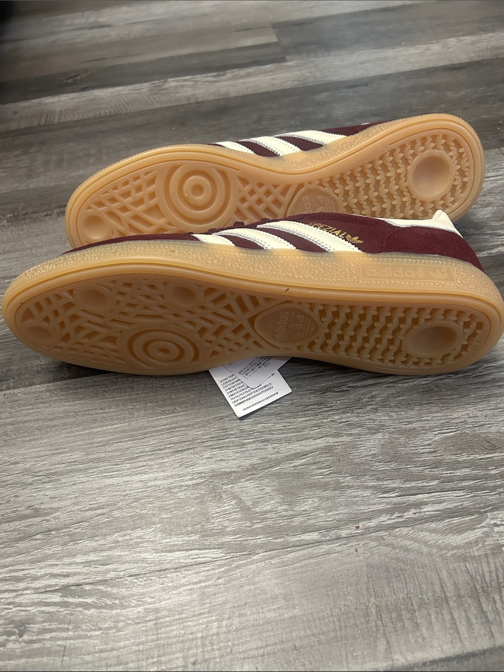adidas Spezial Women’s Sneakers - Burgundy & Cream - Picture 6 of 7